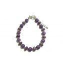 Purple Beaded Sugilite Bracelet
